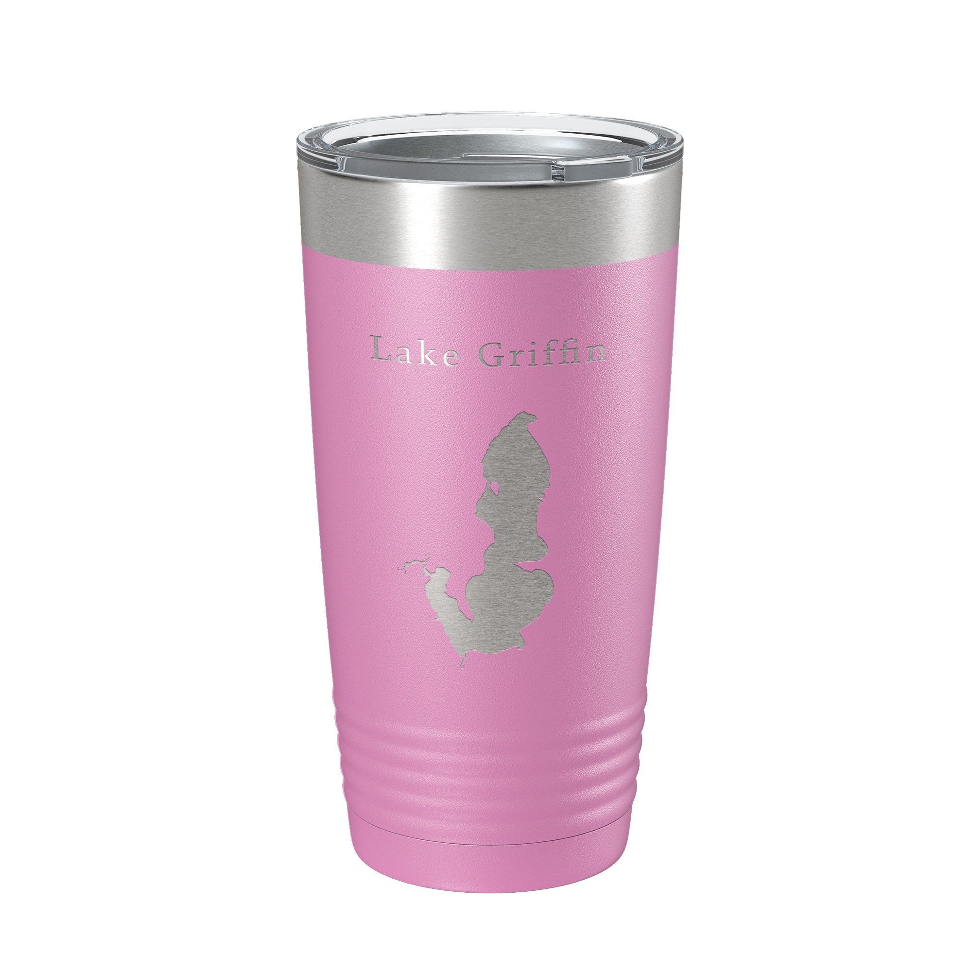 Lake Griffin Map Tumbler Travel Mug Insulated Laser Engraved Coffee Cup Florida 20 oz