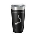 East Okoboji Lake Map Tumbler Travel Mug Insulated Laser Engraved Coffee Cup Iowa 20 oz