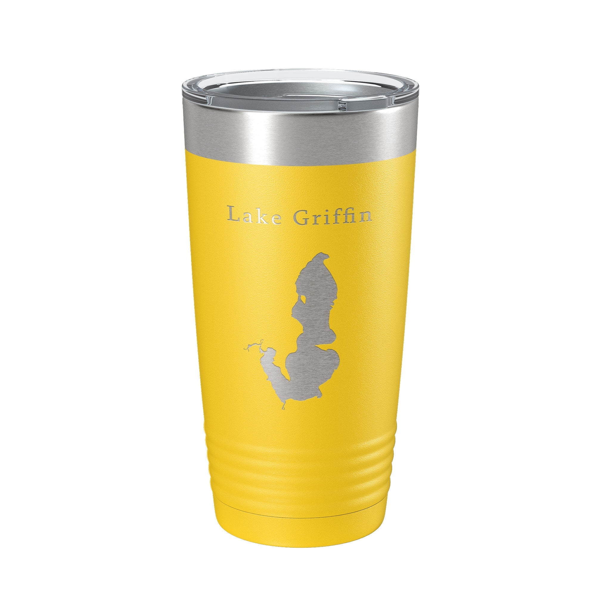 Lake Griffin Map Tumbler Travel Mug Insulated Laser Engraved Coffee Cup Florida 20 oz