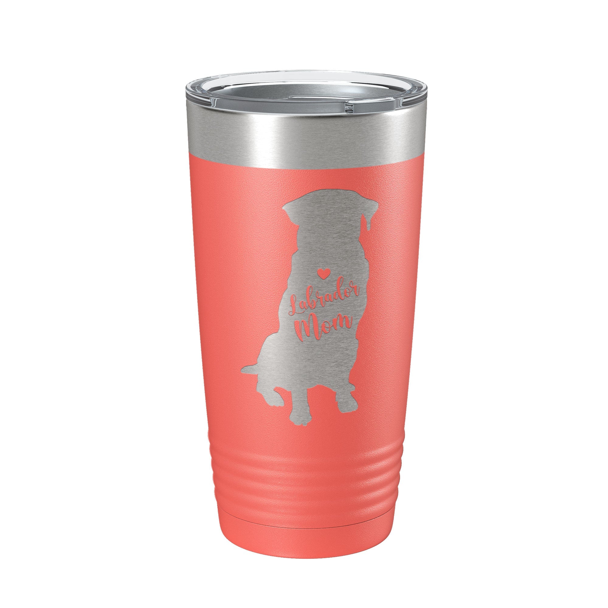Labrador Retriever Lab Mom Tumbler Dog Travel Mug Gift Insulated Laser Engraved Coffee Cup 20 oz