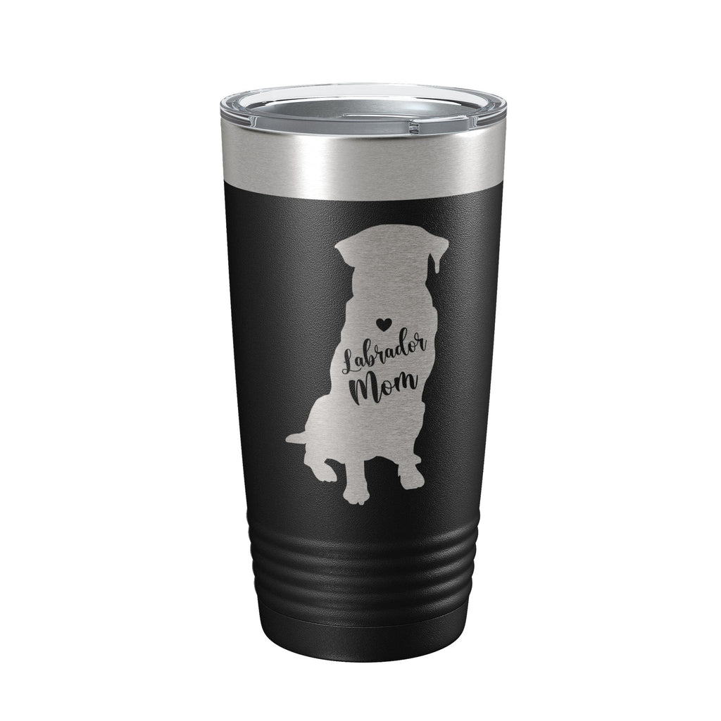 Labrador Retriever Lab Mom Tumbler Dog Travel Mug Gift Insulated Laser Engraved Coffee Cup 20 oz