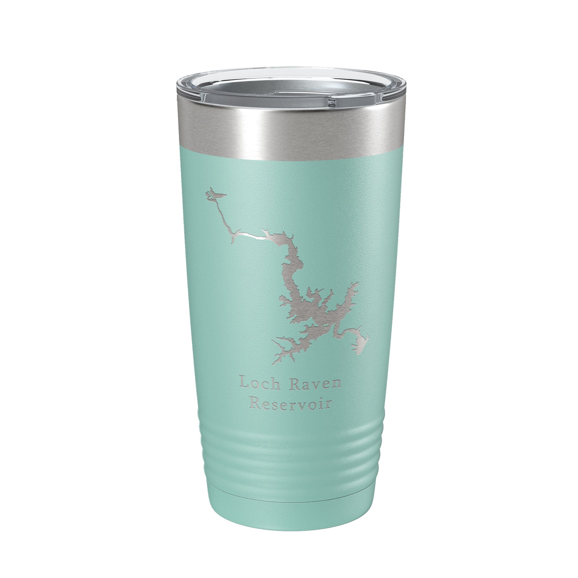 Loch Raven Reservoir Tumbler Lake Map Travel Mug Insulated Laser Engraved Coffee Cup Maryland 20 oz