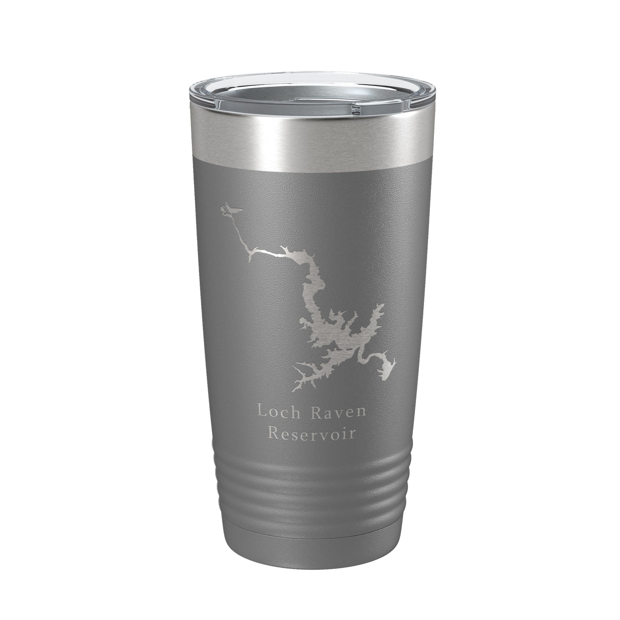 Loch Raven Reservoir Tumbler Lake Map Travel Mug Insulated Laser Engraved Coffee Cup Maryland 20 oz