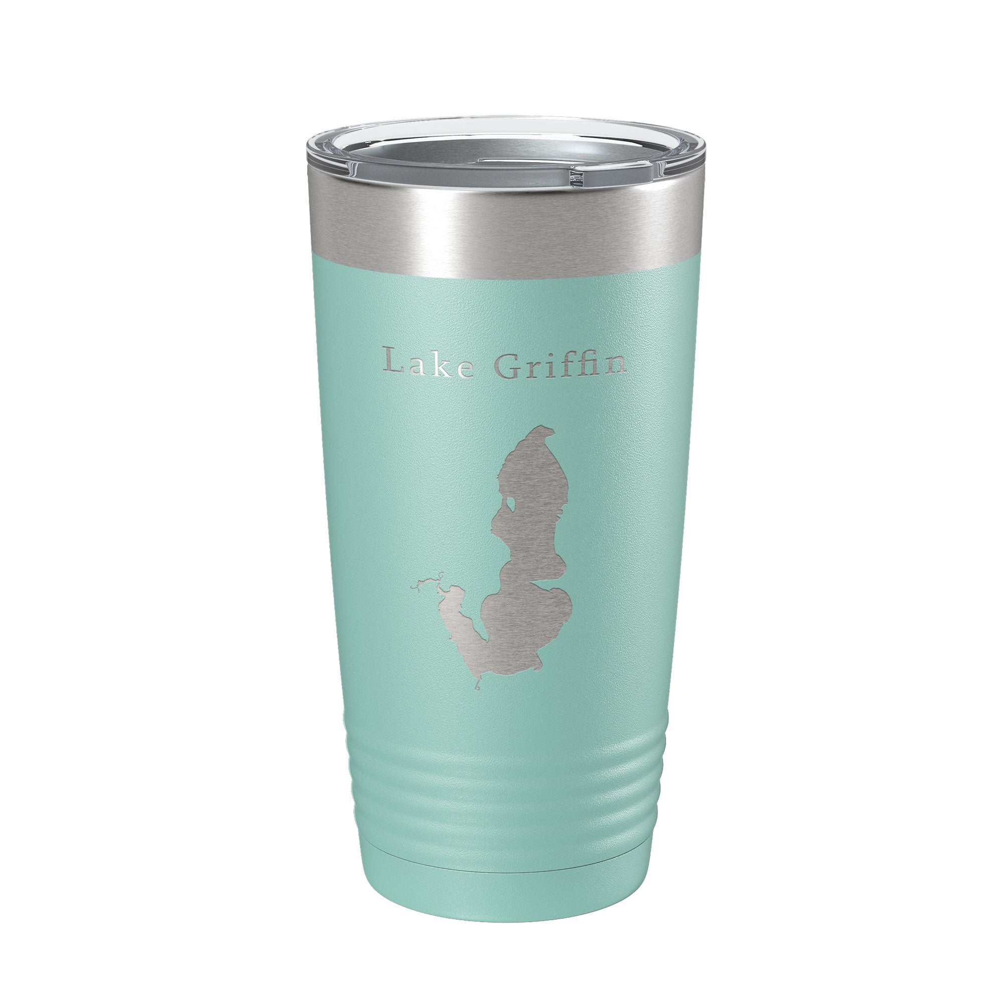 Lake Griffin Map Tumbler Travel Mug Insulated Laser Engraved Coffee Cup Florida 20 oz