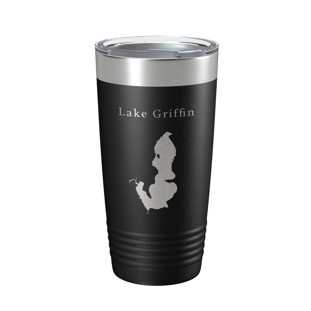 Lake Griffin Map Tumbler Travel Mug Insulated Laser Engraved Coffee Cup Florida 20 oz
